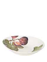 John Lewis BlissHome Fig Earthenware Serving Bowl, Purple/Multi, 32.5cm- Buy online at McGrocer