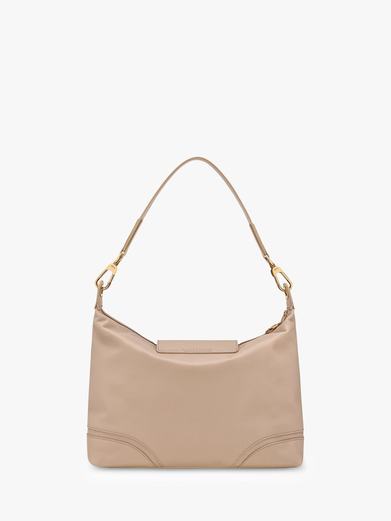 Longchamp Le Pliage Xtra leather shoulder bag in trench, imported from the UK