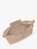 Longchamp Le Pliage Xtra leather shoulder bag in trench, imported from the UK