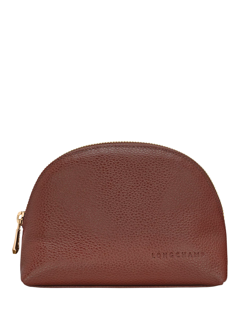 Longchamp Le Foulonné Zipped Leather Pouch