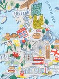Ulster Weavers UK landmarks cotton tea towel 70x50cm, UK version