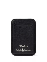 John Lewis Ralph Lauren Leather Card Case with MagSafe, Black- Buy online at McGrocer