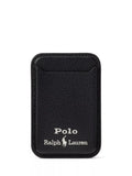 Ralph Lauren black leather card case with MagSafe (British brand)