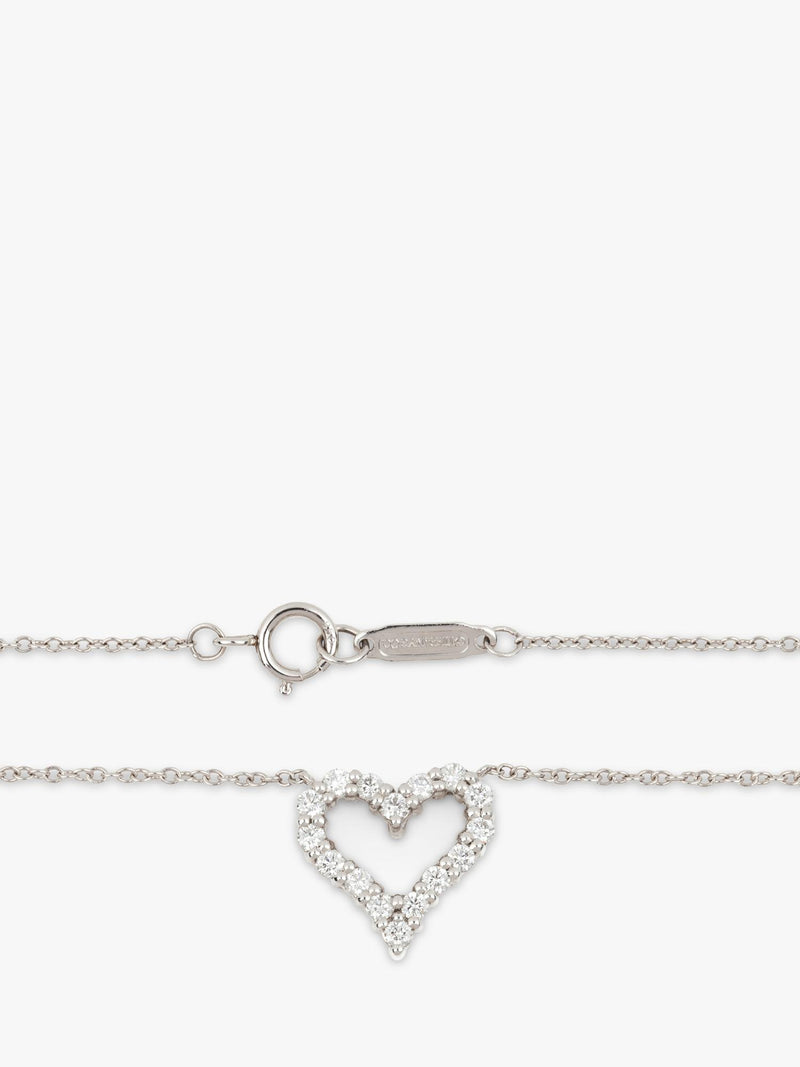 Tiffany & Co. Hearts pendant brilliant cut diamond platinum - British product