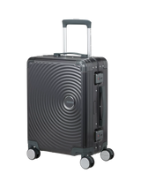 John Lewis American Tourister Soundbox Alu 4-Wheel Spinner 55cm Cabin Case- Buy online at McGrocer