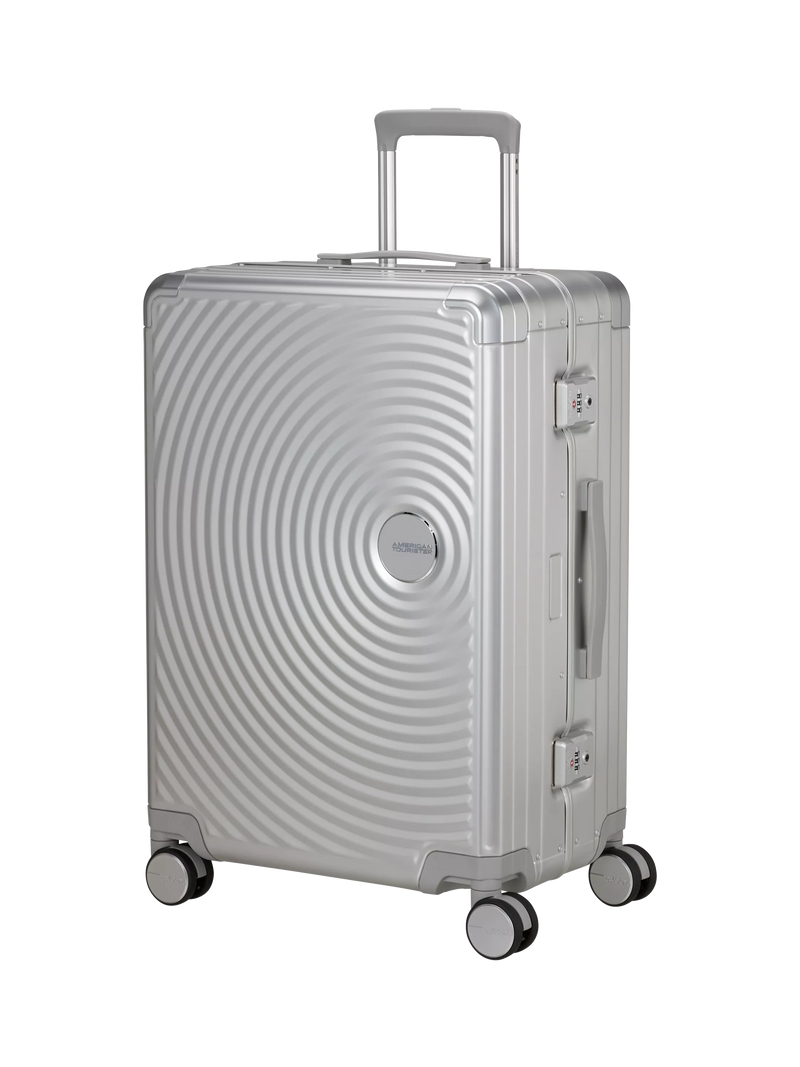 American Tourister Soundbox Alu 4-Wheel Spinner Medium Suitcase 68cm