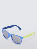 John Lewis Kids Colourblock Sunglasses blue, UK version