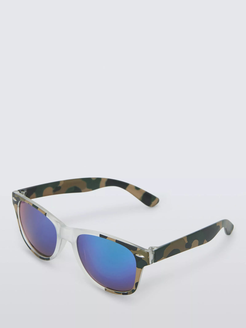 John Lewis kids camouflage wayfarer sunglasses (British brand)