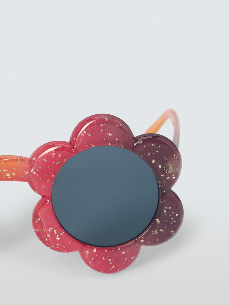 John Lewis kids ombre flower sunglasses pink, UK version