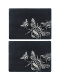 Selbrae House bee slate placemats set of 2 (British brand)