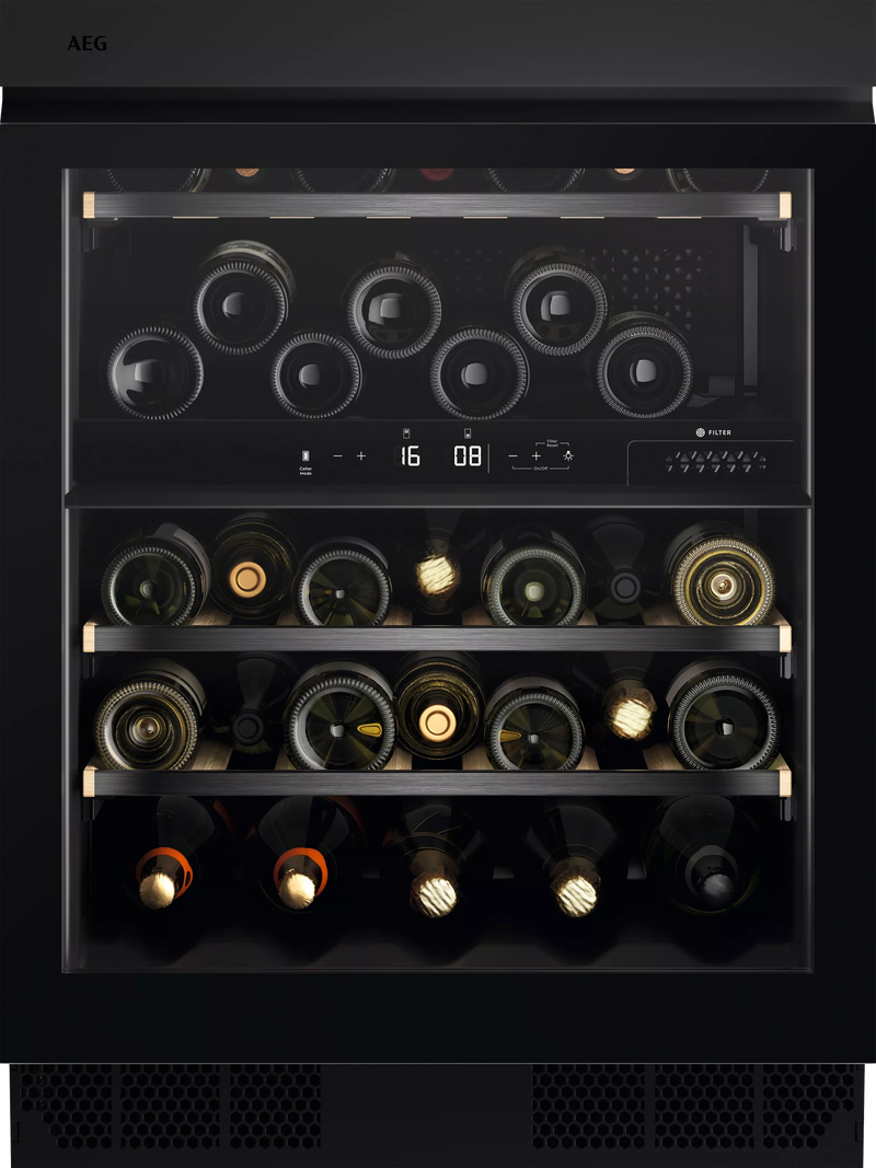 AEG 8000 integrated wine cabinet 40 bottles, UK version