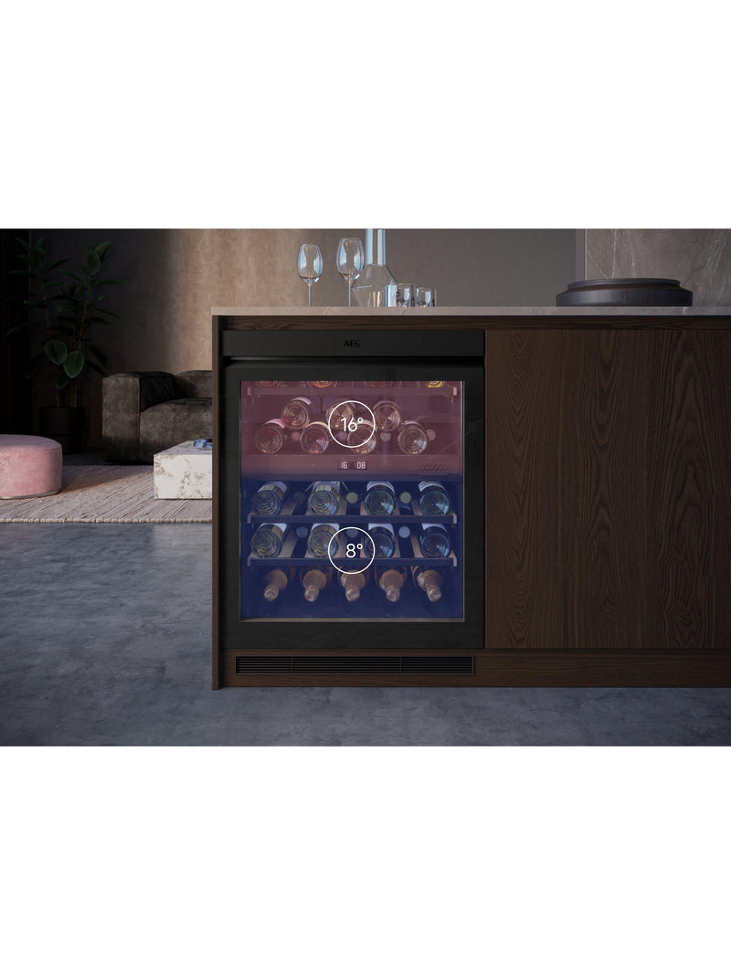 AEG 8000 integrated wine cabinet 40 bottles, UK version