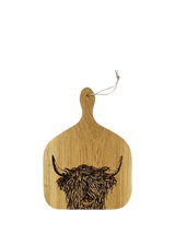 John Lewis Selbrae House Highland Cow Oak Wood Paddle Board 35cm Natural- Buy online at McGrocer