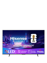 John Lewis Hisense 55E7QTUK PRO QLED HDR 4K Ultra HD Smart TV, 55 inch, Black- Buy online at McGrocer