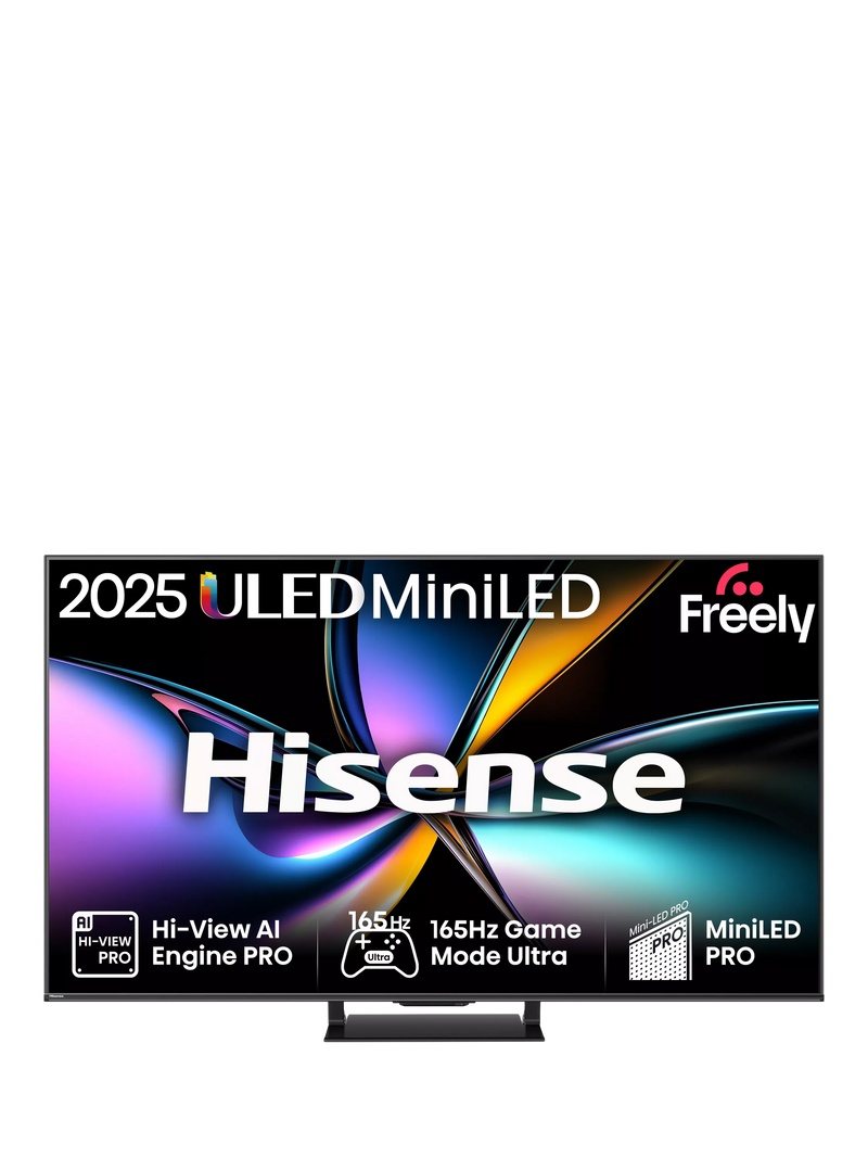 Hisense 55U7QTUK PRO MiniLED TV 55 inch - British product