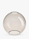 Industville Albany smoked glass globe wall light bronze (British brand)