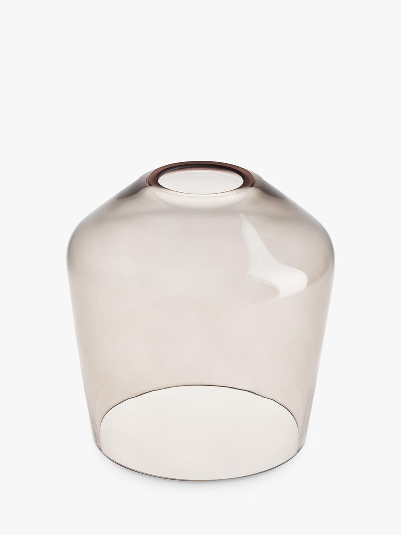 Industville double Albany smoked glass schoolhouse wall light bronze, UK version