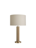 Industville pillar table lamp brass H62.5cm, imported from the UK
