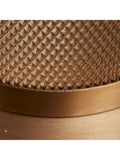 Industville pillar table lamp brass H62.5cm, imported from the UK