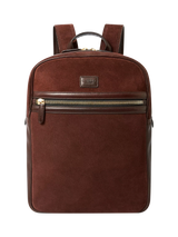 John Lewis OSPREY LONDON Mocha Suede Backpack Bitter Chocolate- Buy online at McGrocer