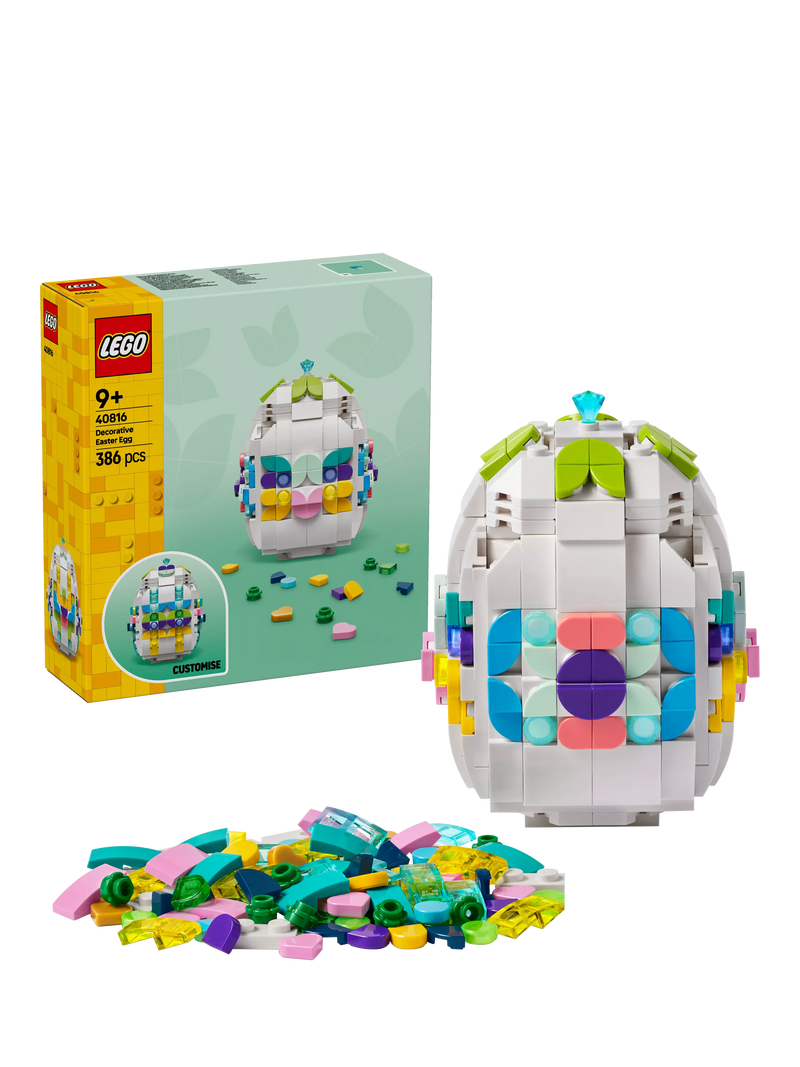 LEGO decorative Easter egg set 40816 386 pieces, UK version
