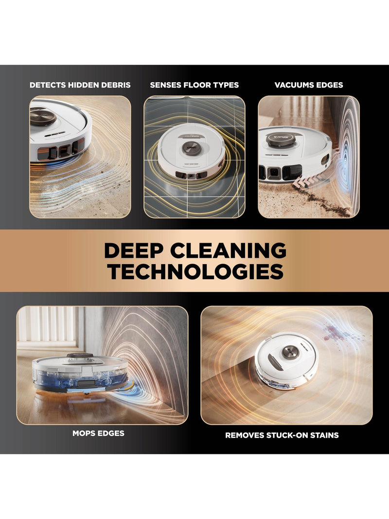 Shark PowerDetect NeverTouch Pro 2-in-1 robot vacuum and mop - British product