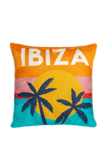 The Pillow Drop Ibiza multi cushion 45x45cm - British product