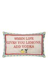 John Lewis The Pillow Drop When Life Gives You Lemons Cushion, Multi- Buy online at McGrocer