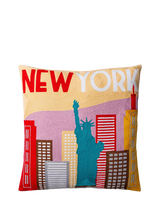 John Lewis The Pillow Drop New York Scatter Cushion, Multi, 45 x 45cm- Buy online at McGrocer