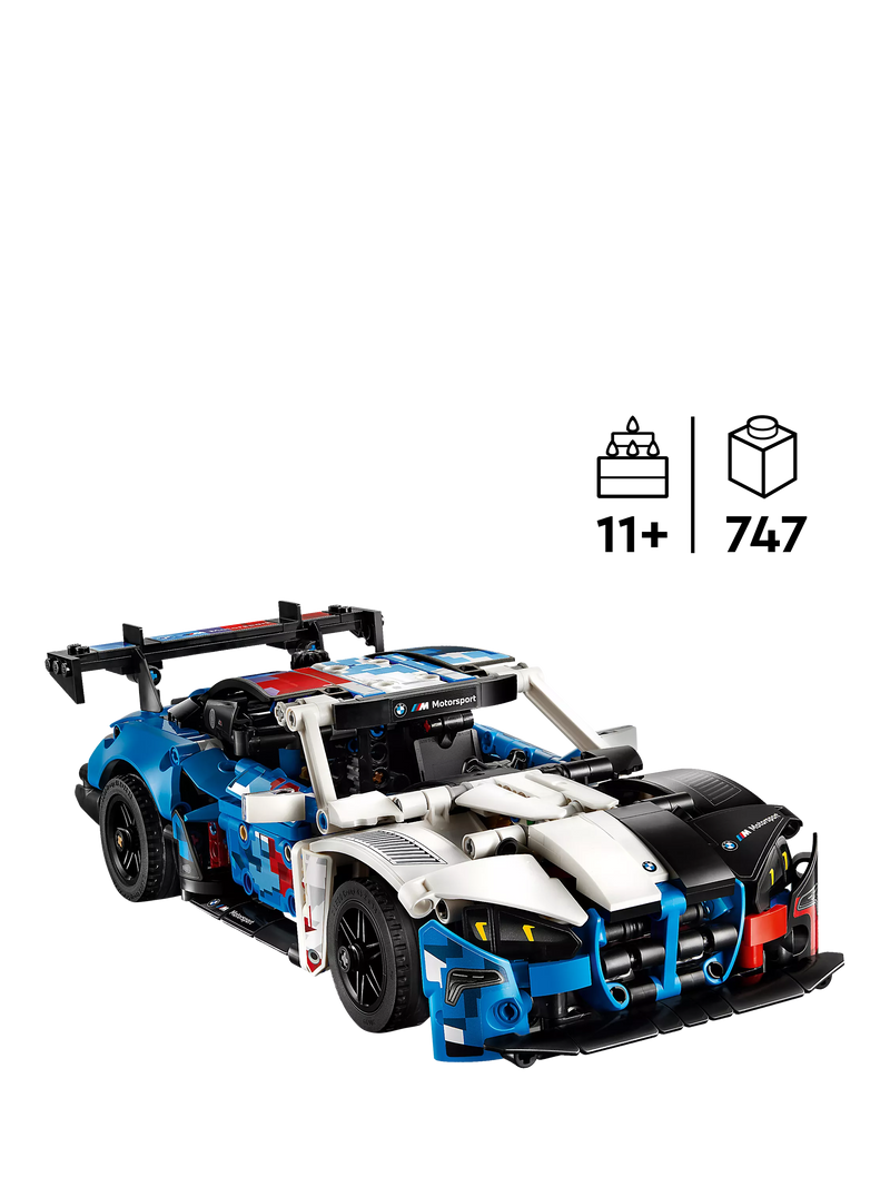 LEGO Technic BMW M4 GT3 EVO Race Car toy, imported from the UK
