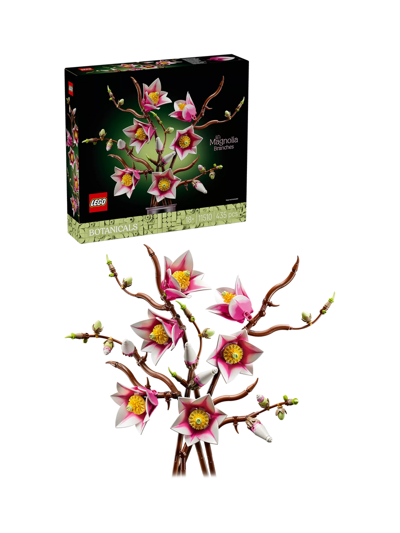 LEGO Botanicals Magnolia Branches building set, imported from the UK