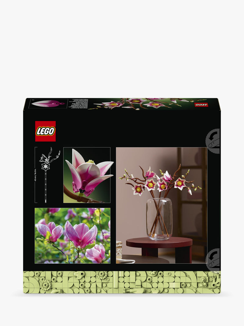 LEGO Botanicals Magnolia Branches building set, imported from the UK