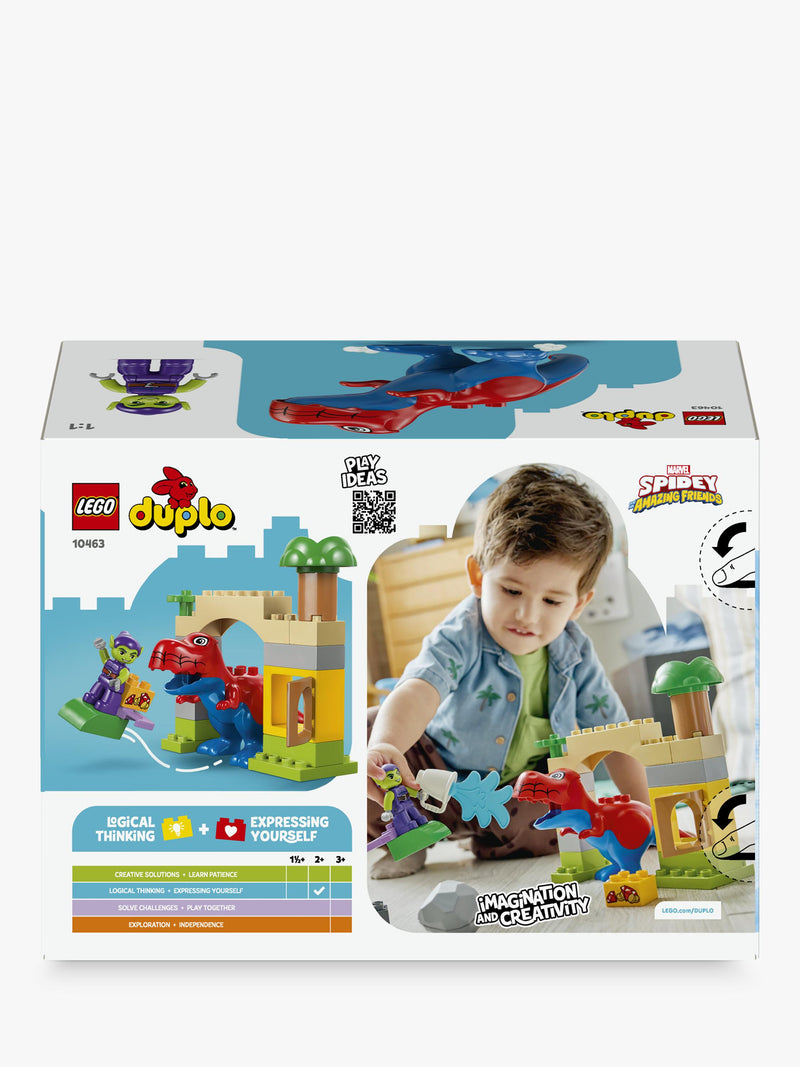 LEGO DUPLO Marvel Spidey-Rex T. rex building toy (British brand)