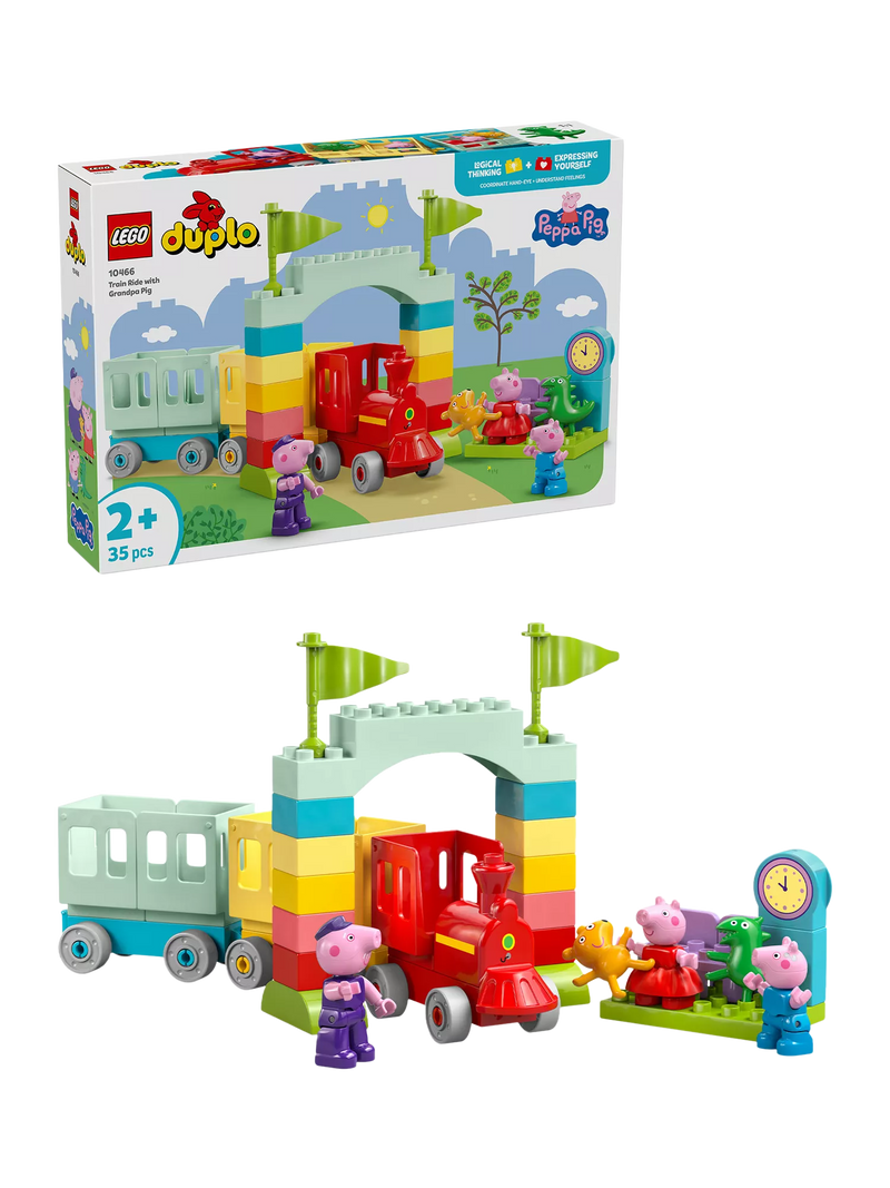 LEGO building toy Peppa Pig Train (British brand)