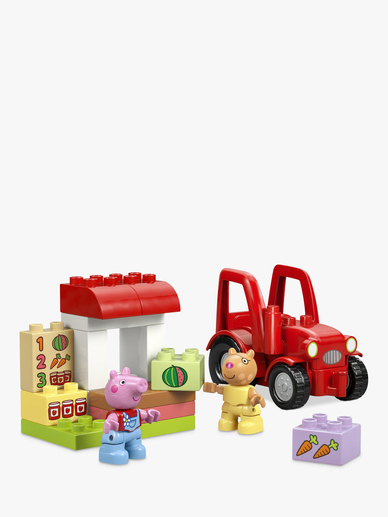 LEGO DUPLO Peppa Pig Tractor and Market set, imported from the UK