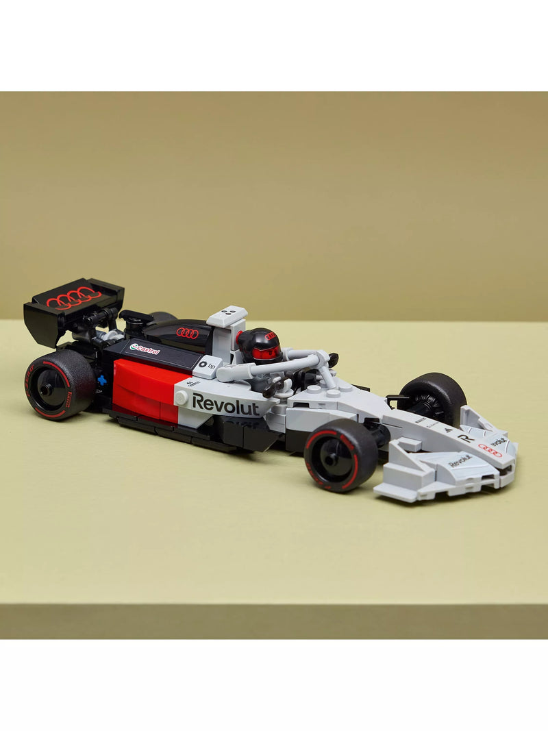LEGO Speed Champions Audi Revolut F1 race car 216-piece kit, imported from the UK