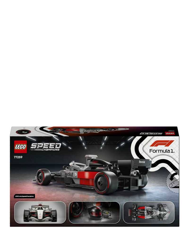 LEGO Speed Champions Audi Revolut F1 race car 216-piece kit, imported from the UK