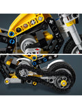LEGO Technic Yellow Motorbike 151 piece set - British product