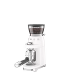 Smeg coffee grinder in white, imported from the UK