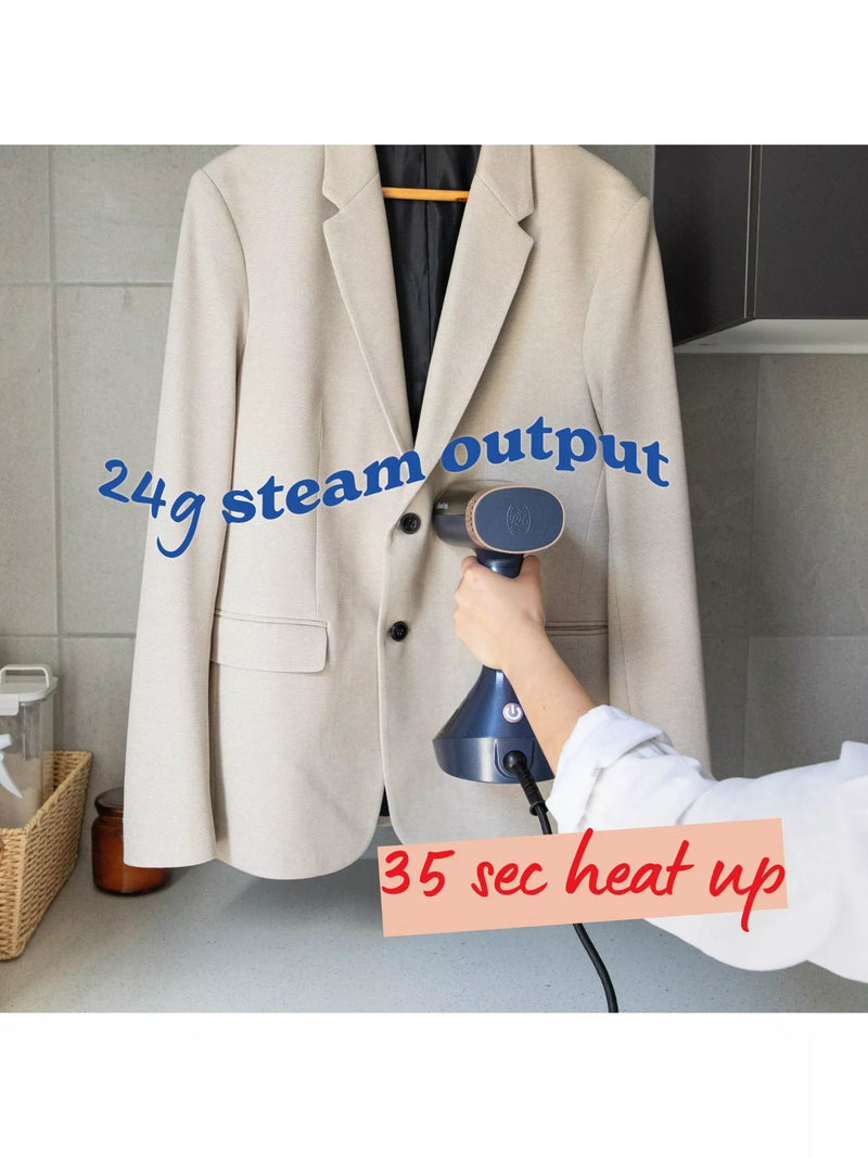 Russell Hobbs VacuSteam Steam Genie handheld steamer blue - British product