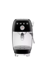 John Lewis Smeg ECF03BLUK Espresso Coffee Machine with Cold Brew, Black- Buy online at McGrocer