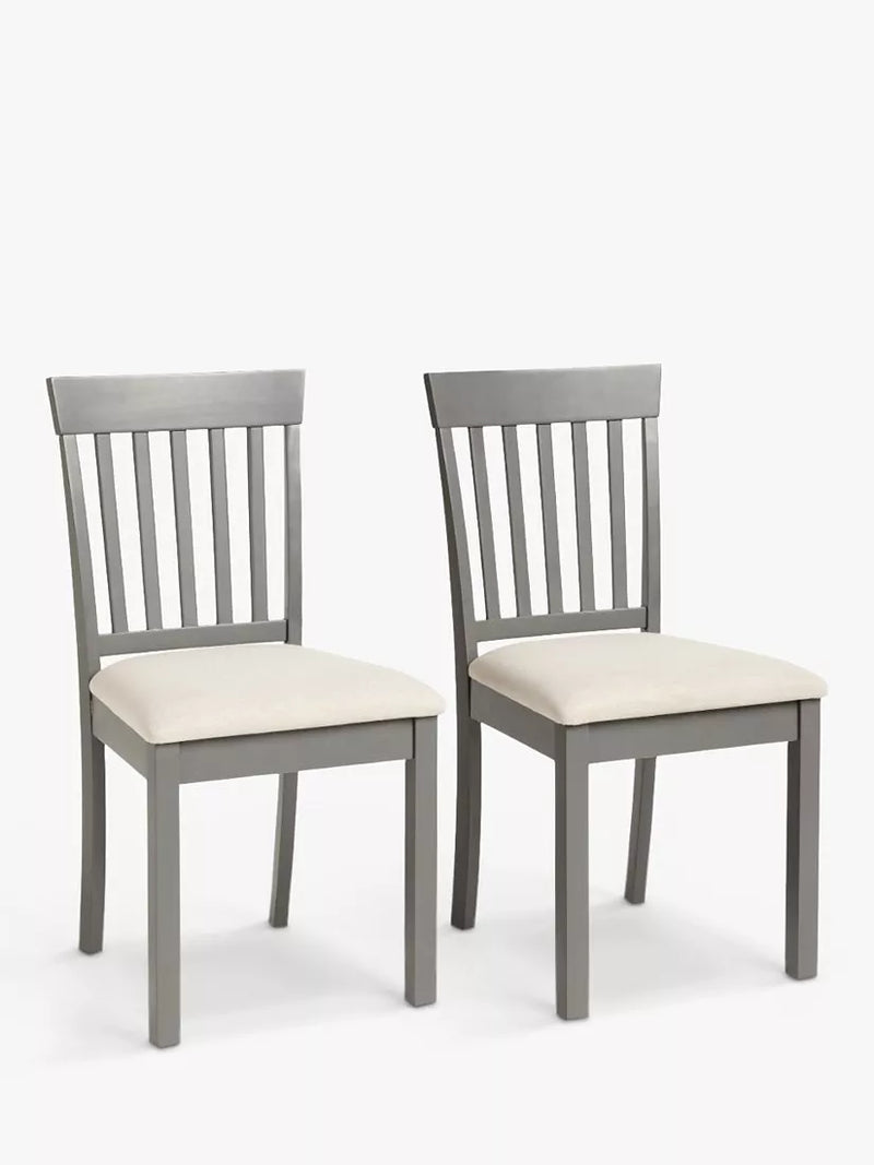 John Lewis dining chair set of 2 grey (British brand)