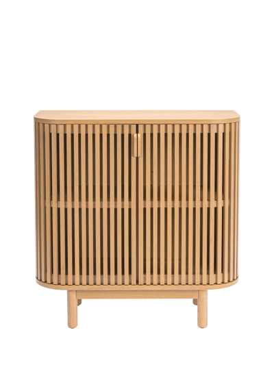 John Lewis John Lewis Slatted II 2 Door Cabinet Natural- Buy online at McGrocer