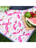 Sara Miller Flamingo extra large picnic rug pink (British brand)