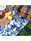 Sara Miller Anniversary large picnic rug blue, UK version