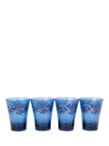 Sara Miller plastic picnic tumblers set of 4 blue - British product