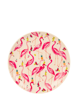 John Lewis Sara Miller Flamingo Pink Plastic Dinner Plate, 25cm- Buy online at McGrocer