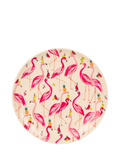 Sara Miller Flamingo plastic picnic dinner plate 25cm, imported from the UK