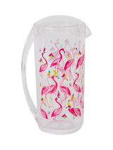John Lewis Sara Miller Flamingo Plastic Picnic Jug, Pink, 2L- Buy online at McGrocer