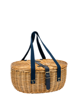 John Lewis Sara Miller Anniversary 4 Person Filled Wicker Picnic Hamper, Natural- Buy online at McGrocer